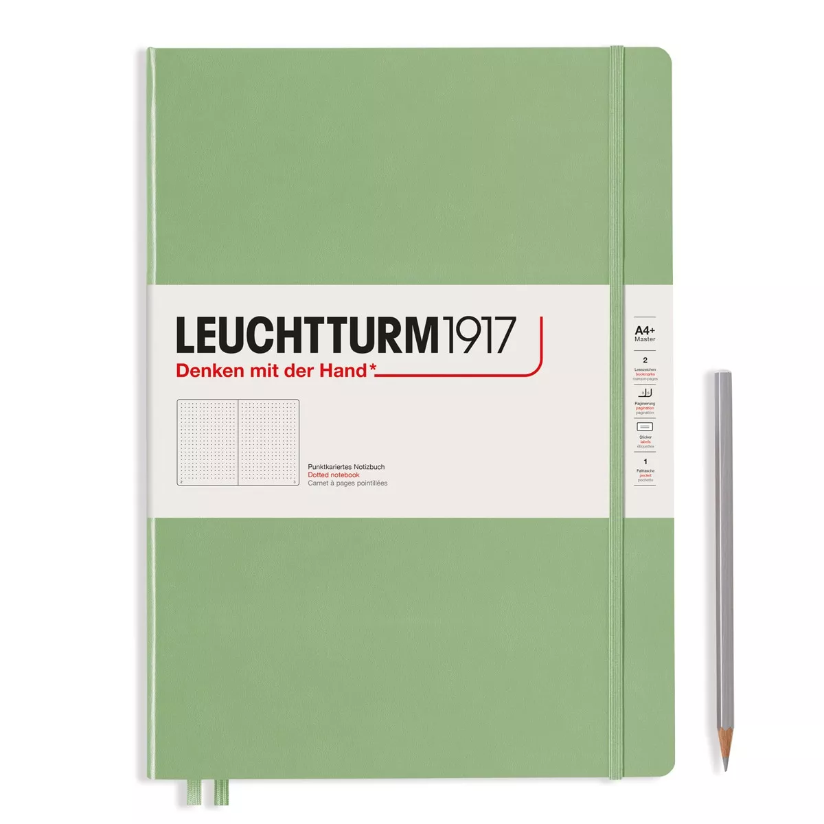 LEUCHTTURM1917 - Notebook A4+ Puntos Tapa Dura Sage Muted Colours barato