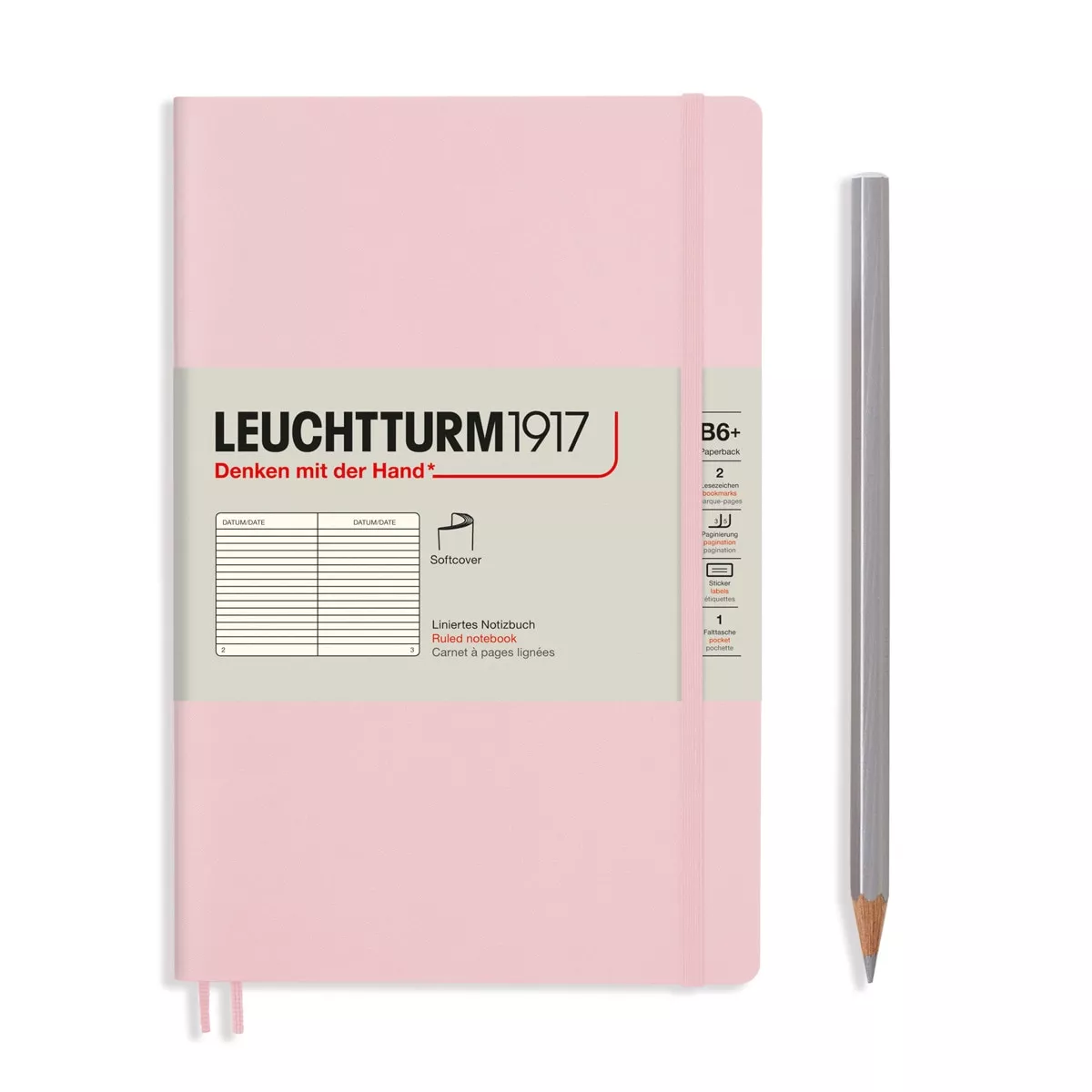 LEUCHTTURM1917 - Notebook B6 Lineas Tapa Blanda Powder barato