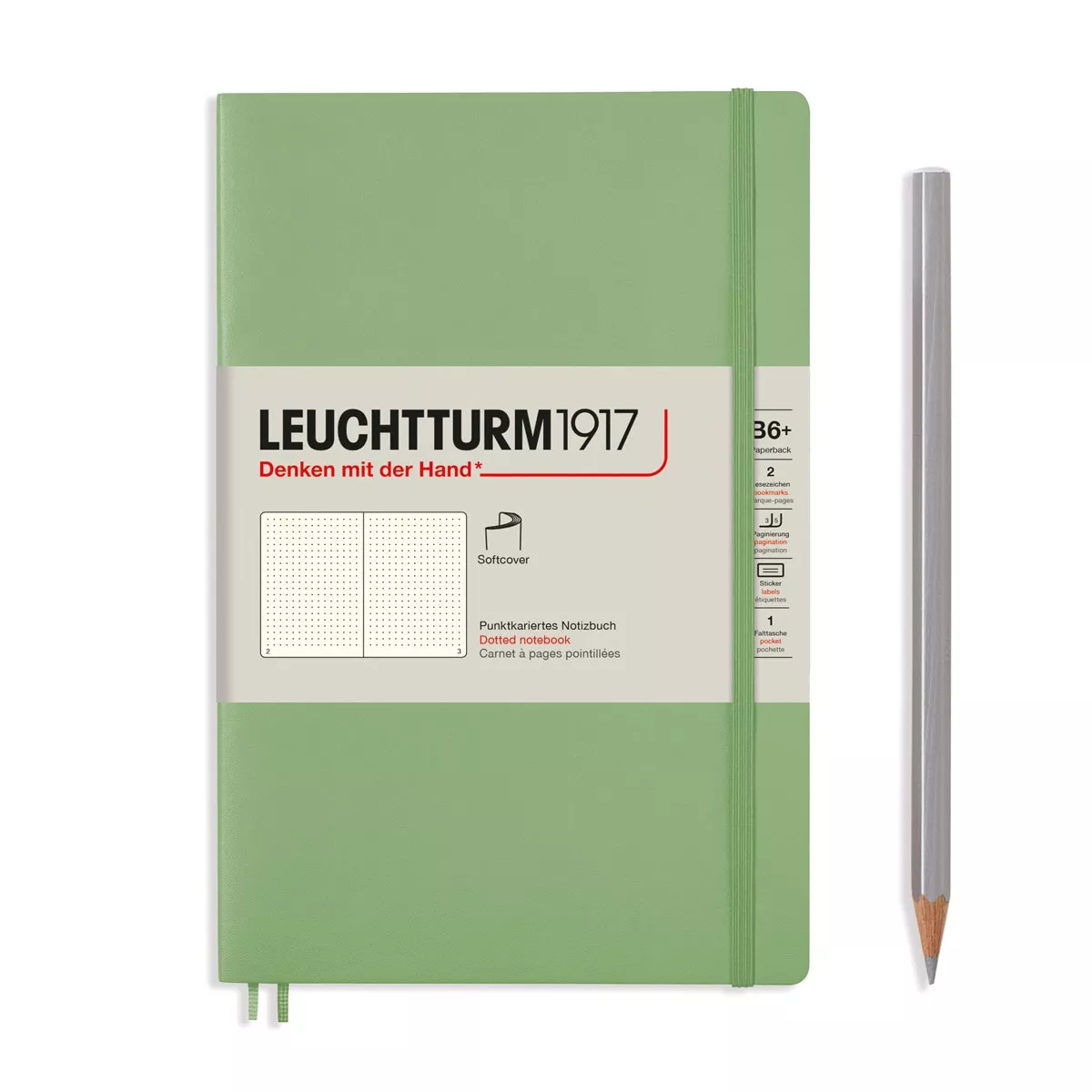 Leuchtturm1917 - Notebook B6 Puntos Tapa Blanda Sage En Oferta Leuchtturm1917 - Notebook B6 Puntos Tapa Blanda Sage Barato