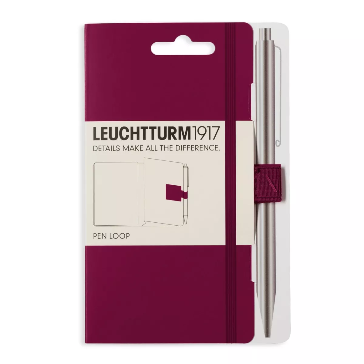 Leuchtturm1917 - Soporte Para Pieza De Escritura Pen Loop Port Red En Oferta Leuchtturm1917 - Soporte Para Pieza De Escritura Pen Loop Port Red Barato