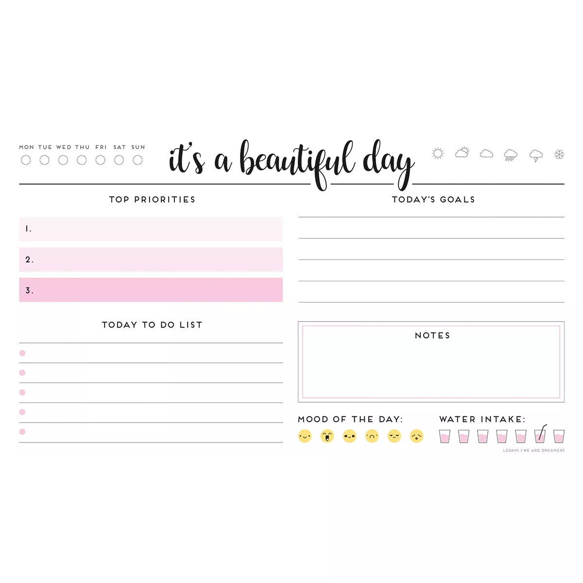 Legami - Bloc De Notas Beautiful Day En Oferta Legami - Bloc De Notas Beautiful Day Barato
