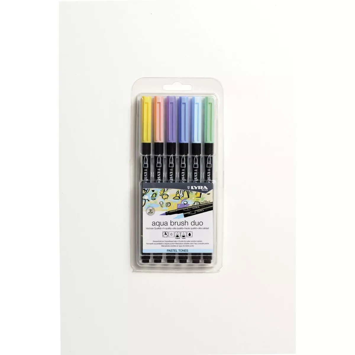 Lyra - Estuche 6 Unidades Rotuladores Doble Punta Aqua Brush Duo Tonos Pastel En Oferta Lyra - Estuche 6 Unidades Rotuladores Doble Punta Aqua Brush Duo Tonos Pastel Barato