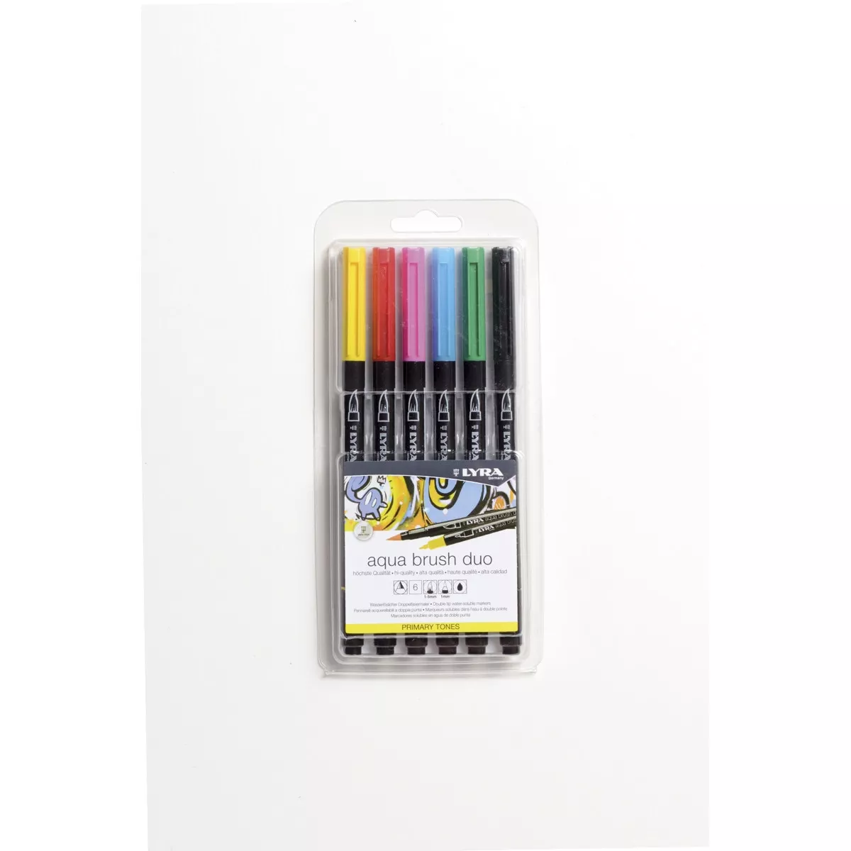 Lyra - Estuche 6 Unidades Rotuladores Doble Punta Aqua Brush Duo Tonos Primarios En Oferta Lyra - Estuche 6 Unidades Rotuladores Doble Punta Aqua Brush Duo Tonos Primarios Barato