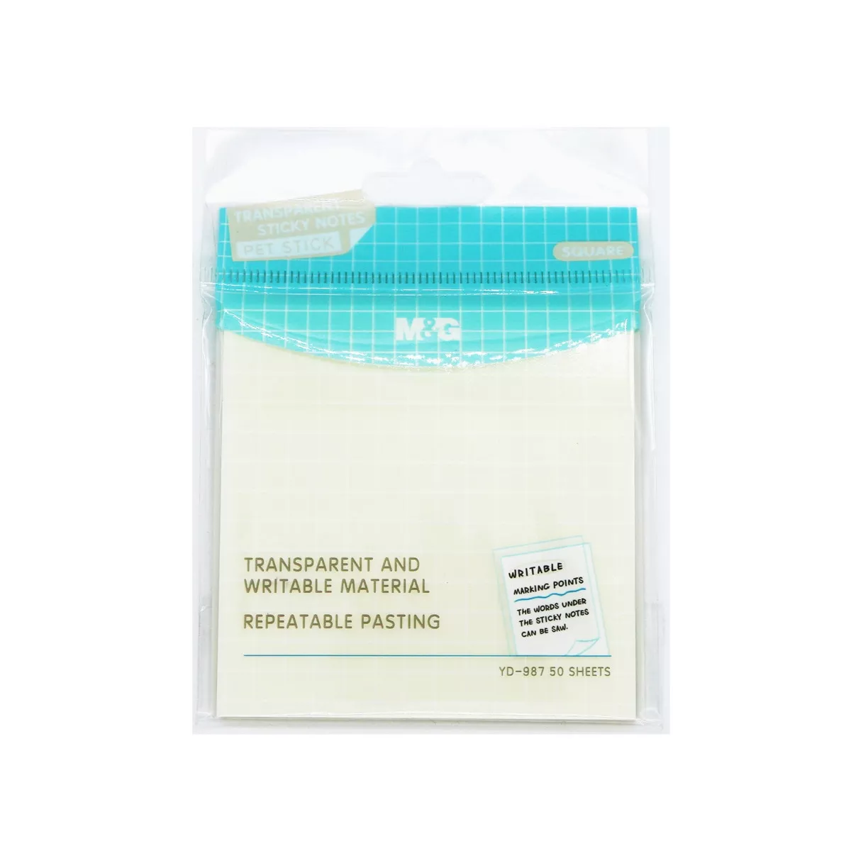 M&Amp;G - Notas Adhesivas Transparentes Blancas En Oferta M&Amp;G - Notas Adhesivas Transparentes Blancas Barato