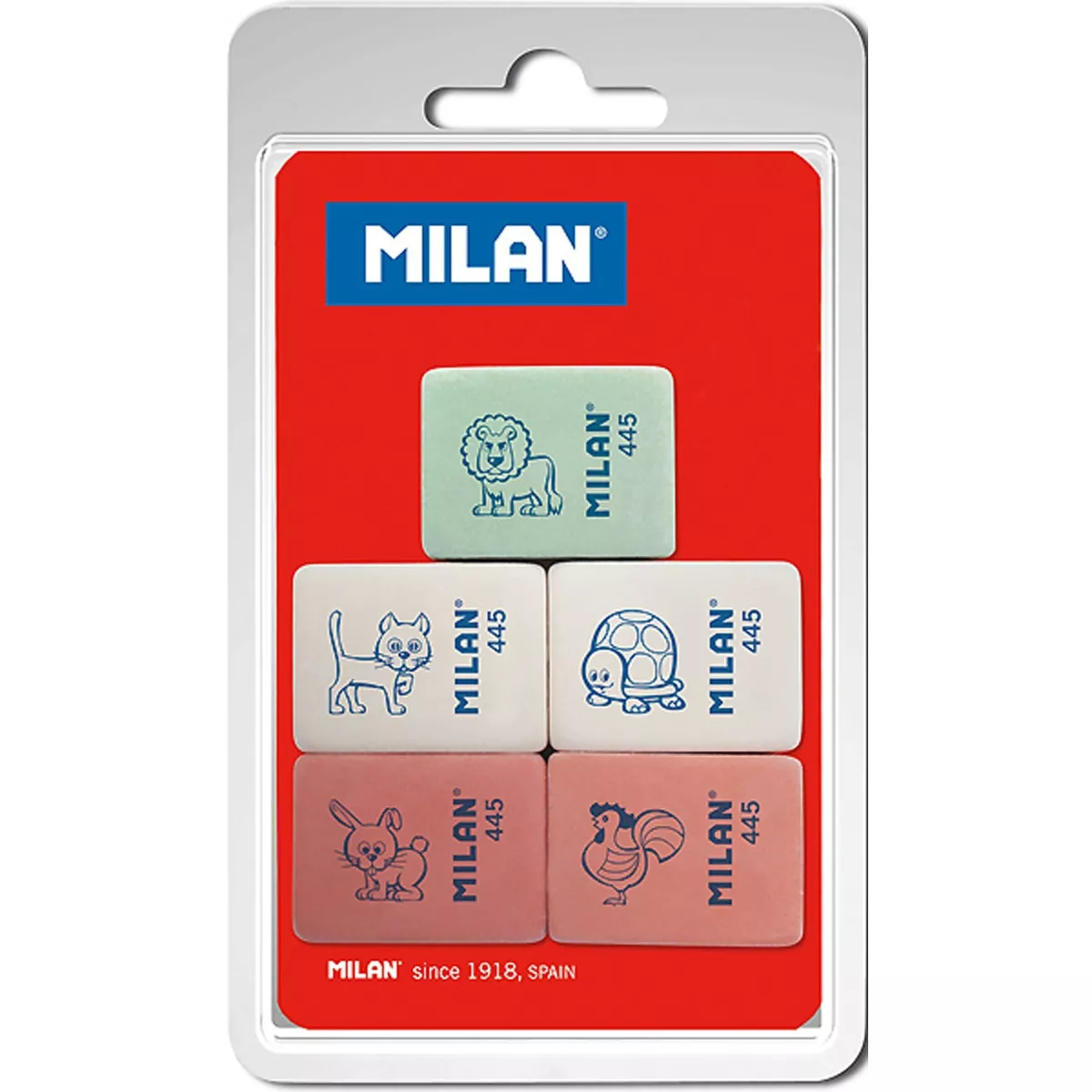 MILAN - Blister 5 Gomas De Borrar 445 barato