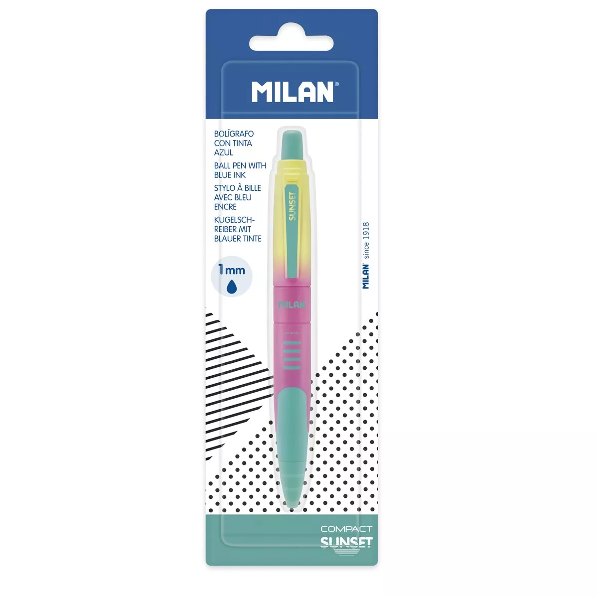 Milan - Blíster Bolígrafo Compact Sunset. Surtido En Oferta Milan - Blíster Bolígrafo Compact Sunset. Surtido Barato