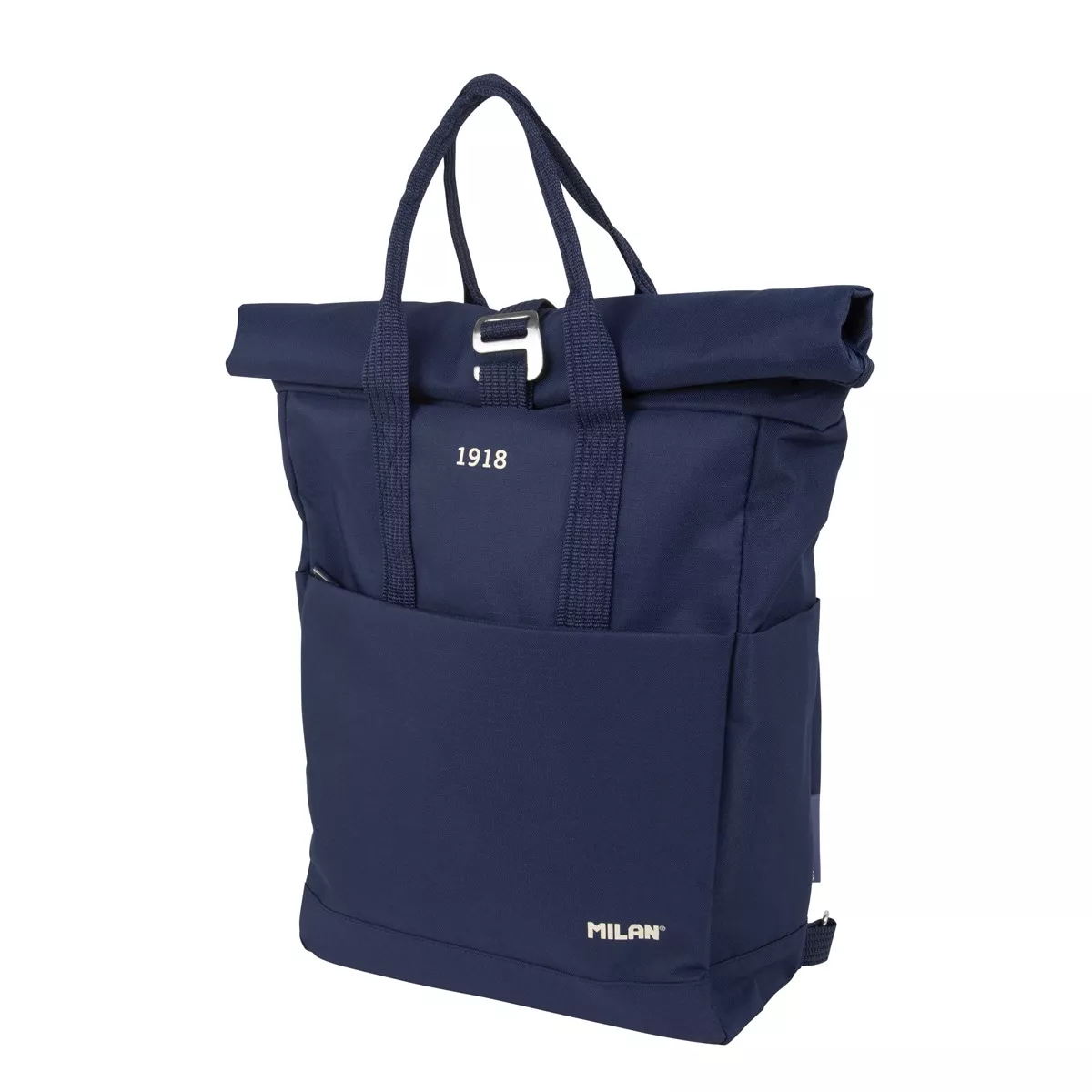 Milan - Mochila Con Cierre Superior Enrollable (10L) Serie 1918 Azul Marino En Oferta Milan - Mochila Con Cierre Superior Enrollable (10L) Serie 1918 Azul Marino Barato