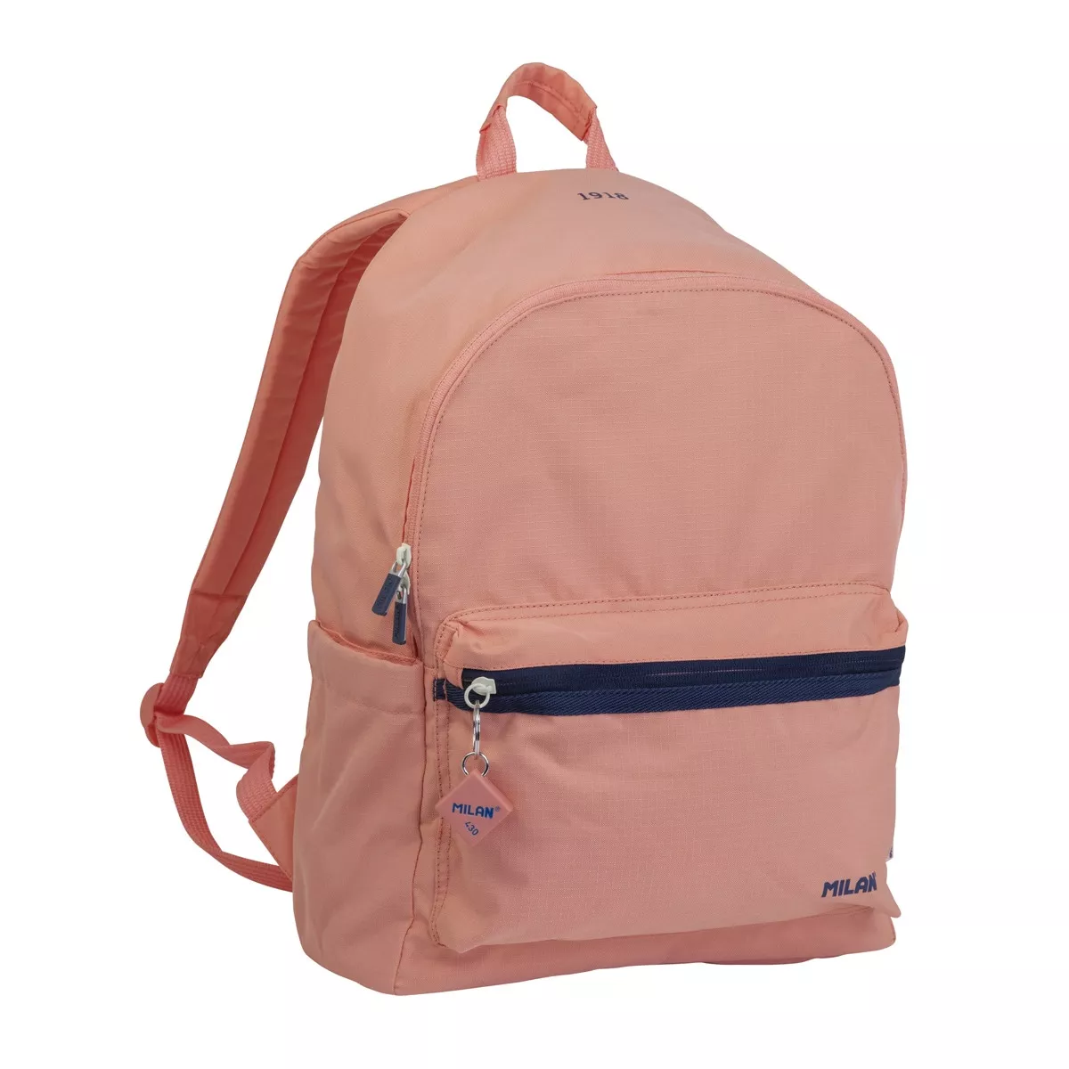 Milan - Mochila Escolar 2 Cremalleras (22L) Serie 1918 Rosa En Oferta Milan - Mochila Escolar 2 Cremalleras (22L) Serie 1918 Rosa Barato