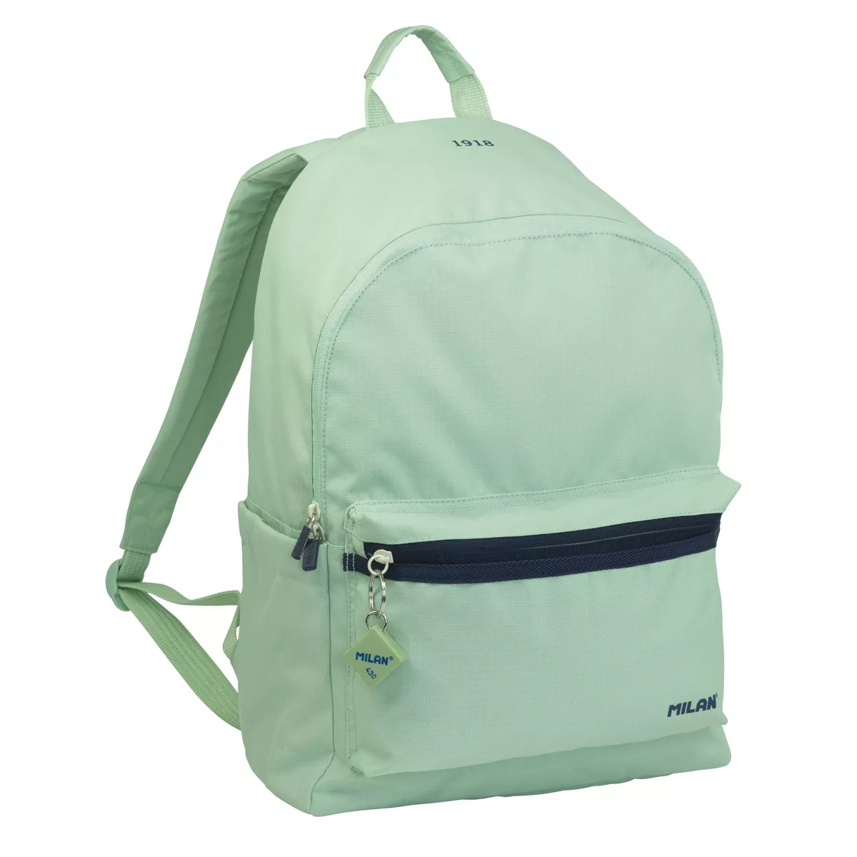 MILAN - Mochila Escolar 2 Cremalleras (22L) Serie 1918 Verde barato