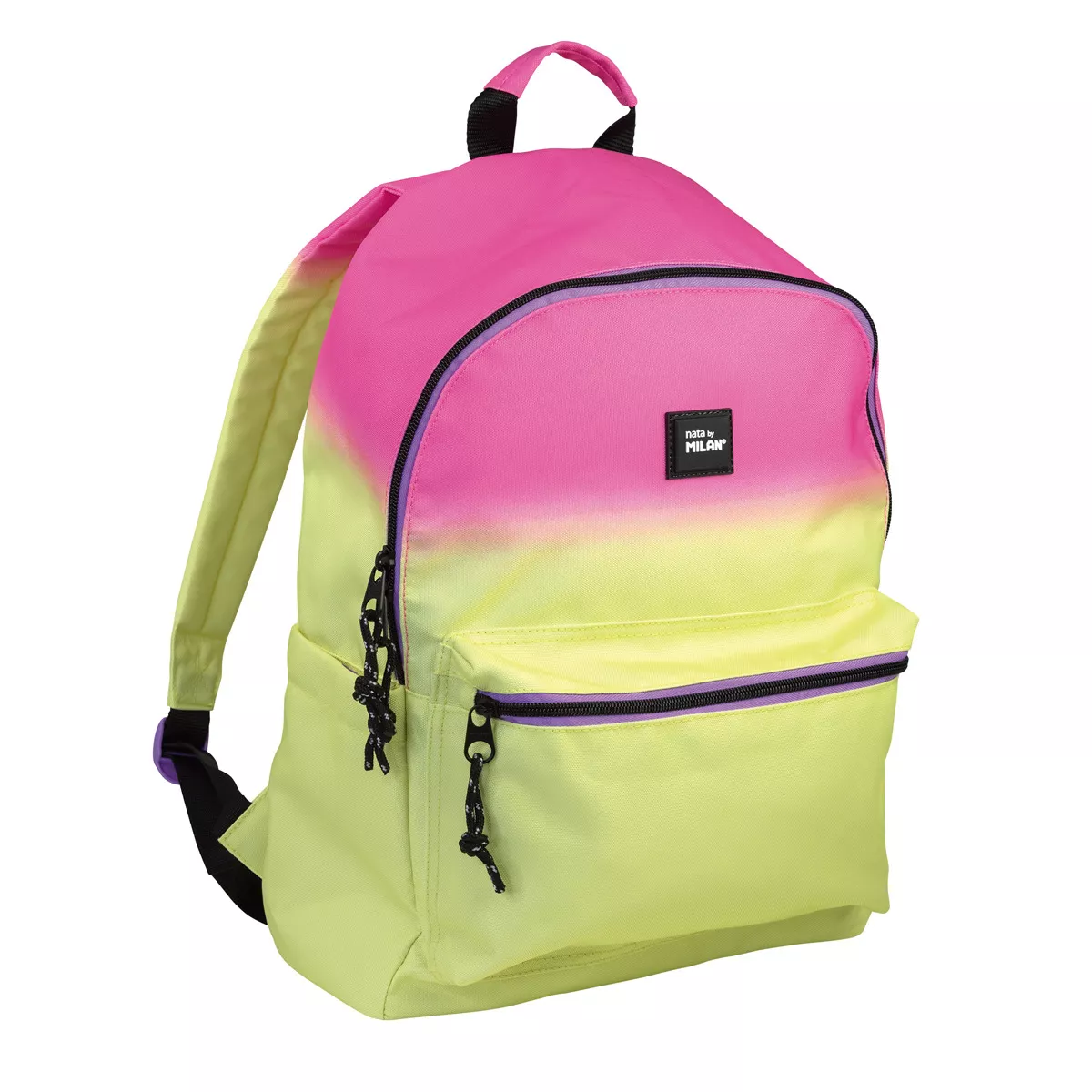 Milan - Mochila Escolar 2 Cremalleras (22L) Sunset Amarillo-Rosa En Oferta Milan - Mochila Escolar 2 Cremalleras (22L) Sunset Amarillo-Rosa Barato
