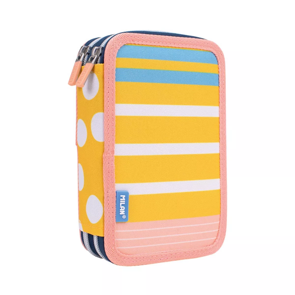 Milan - Plumier 2 Pisos Con Contenido Serie Especial Swims 2 Rosa Y Amarillo En Oferta Milan - Plumier 2 Pisos Con Contenido Serie Especial Swims 2 Rosa Y Amarillo Barato