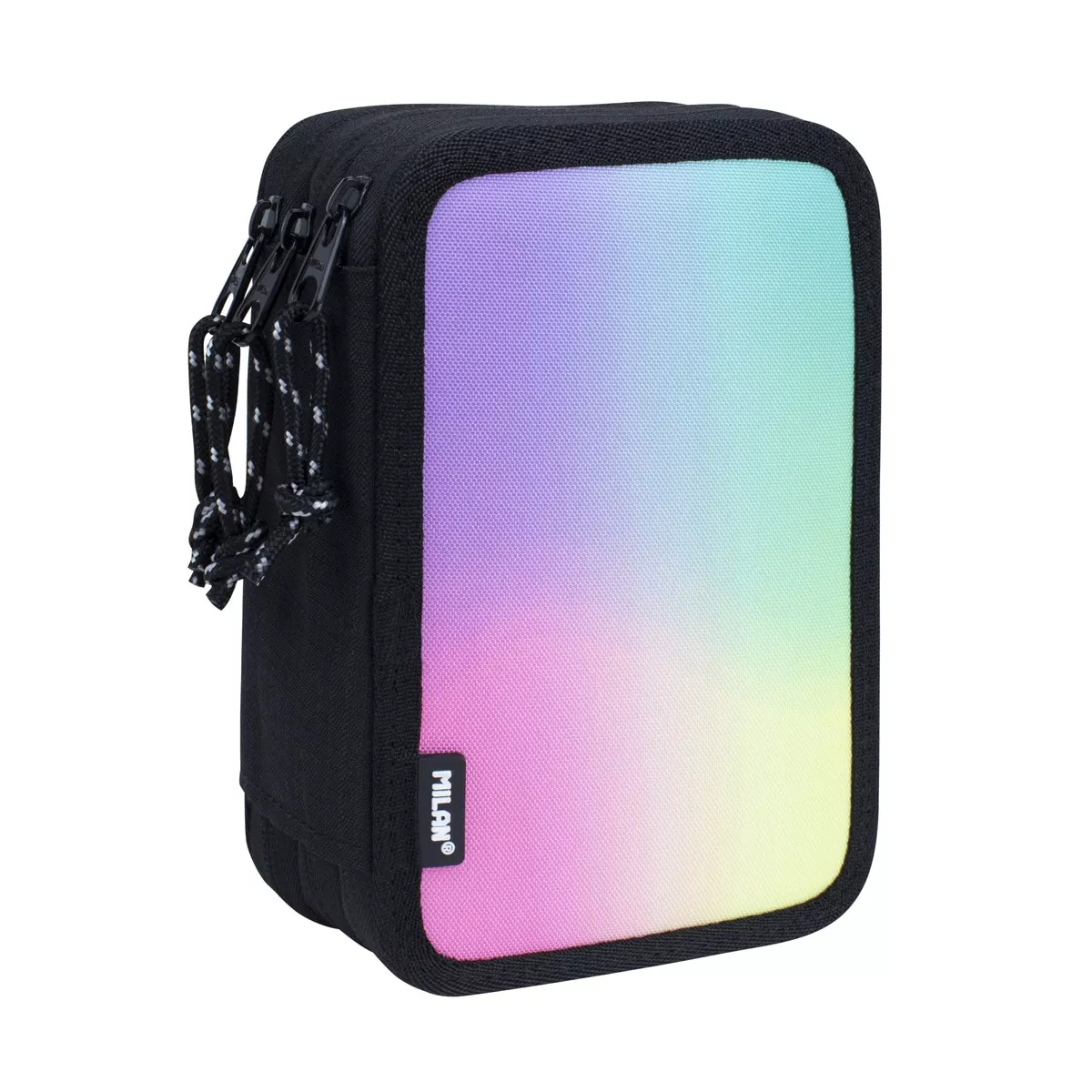 Milan - Plumier 3 Pisos Con Contenido Sunset , Negro En Oferta Milan - Plumier 3 Pisos Con Contenido Sunset