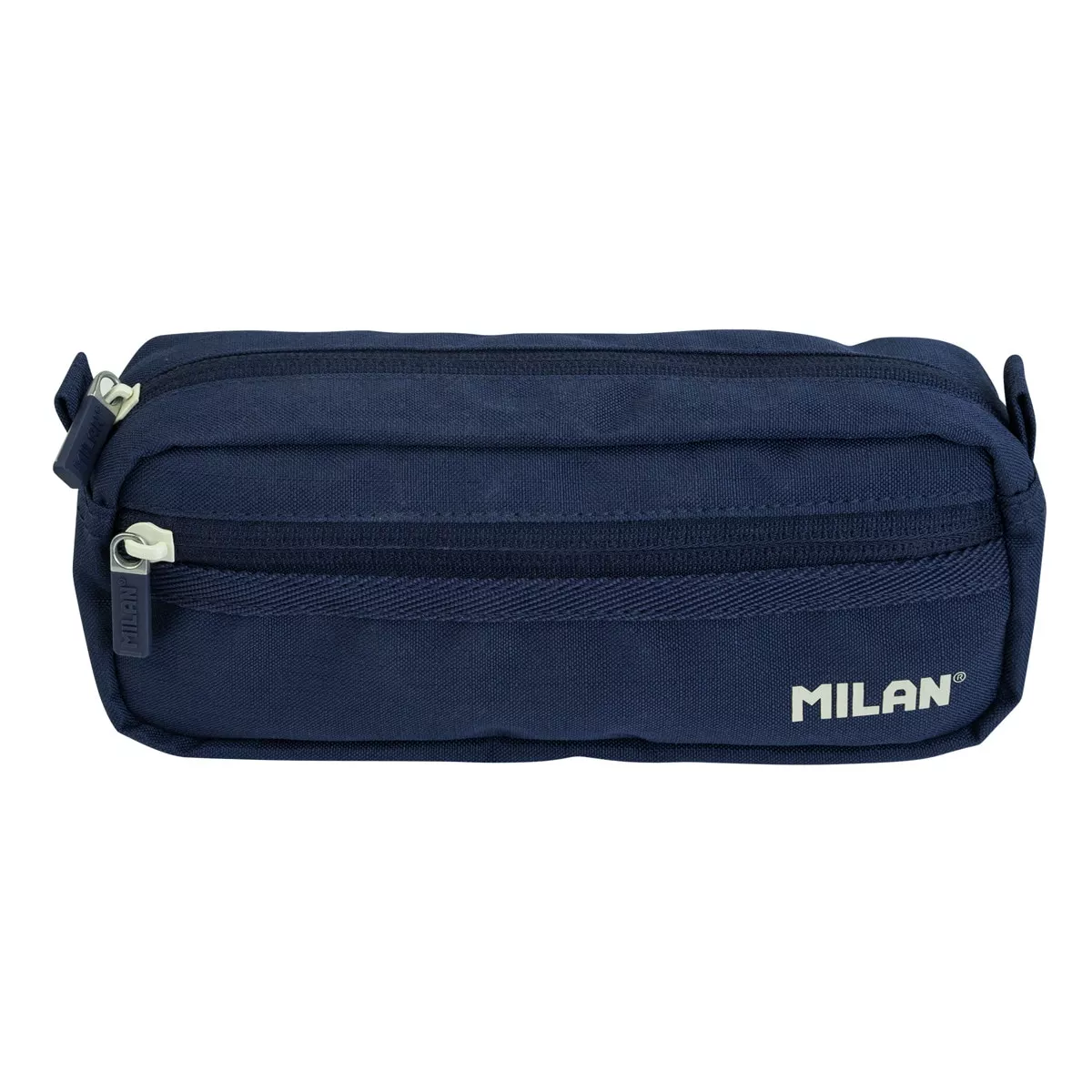 Milan - Portatodo Rectangular 2 Cremalleras Serie 1918 Azul Marino En Oferta Milan - Portatodo Rectangular 2 Cremalleras Serie 1918 Azul Marino Barato