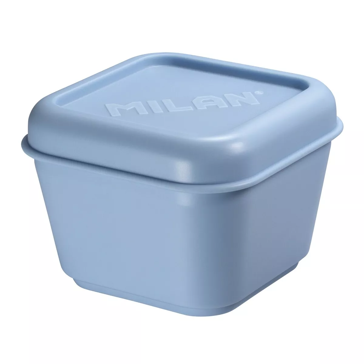 Milan - Recipiente Para Alimentos Cuadrado 0,33L Serie 1918 Azul Claro En Oferta Milan - Recipiente Para Alimentos Cuadrado 0