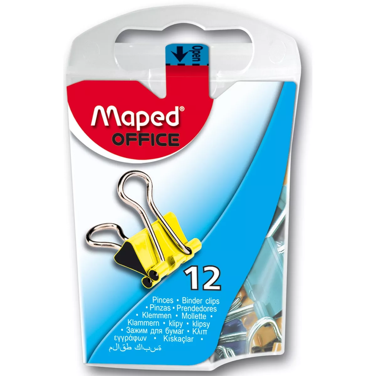 Maped - Caja De Plástico 12 Pinzas Doble Clips 15 Mm Colores Surtidos En Oferta Maped - Caja De Plástico 12 Pinzas Doble Clips 15 Mm Colores Surtidos Barato