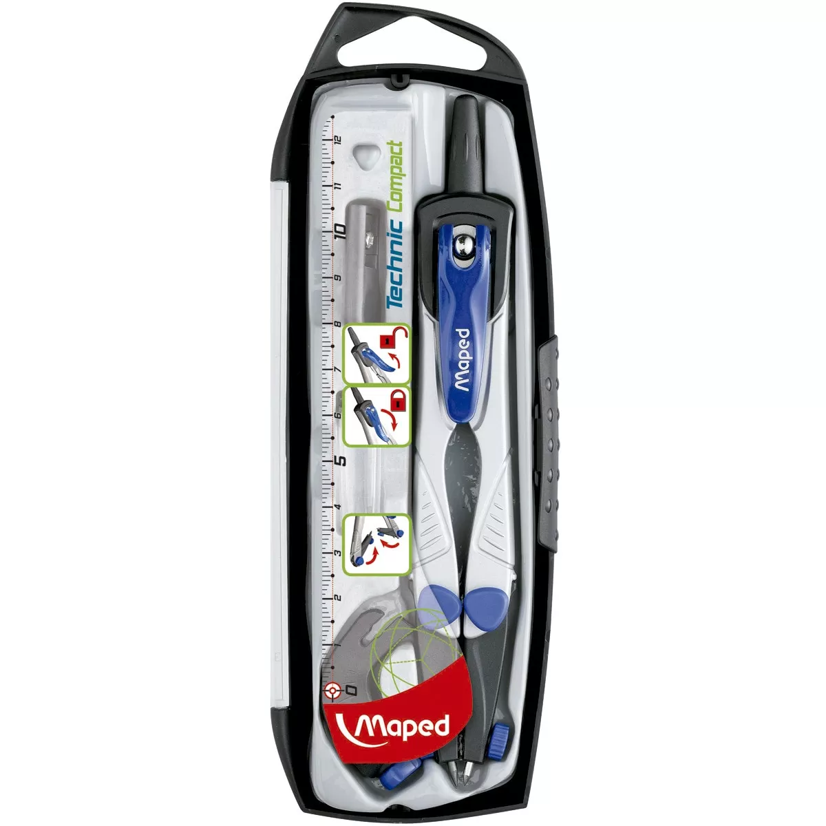 Maped - Compás Técnico 4 Piezas Technic Compact Gris En Oferta Maped - Compás Técnico 4 Piezas Technic Compact Gris Barato