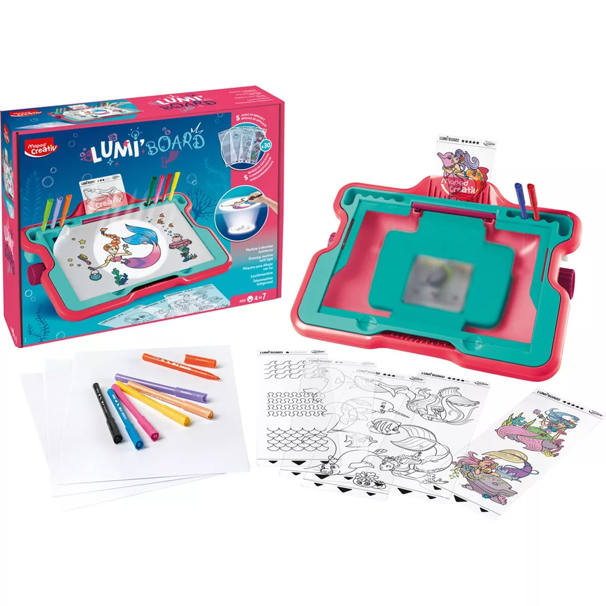 Maped - Lumi Board El Mundo De Las Sirenas En Oferta Maped - Lumi Board El Mundo De Las Sirenas Barato