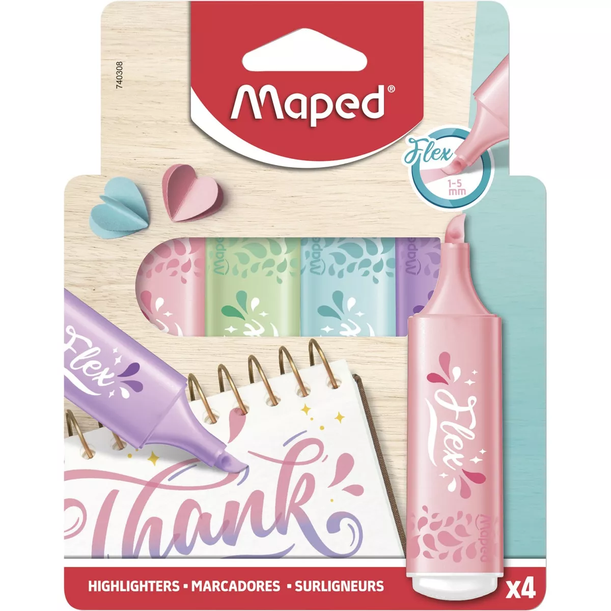 Maped - Marcador Fluo Flexible Pastel barato