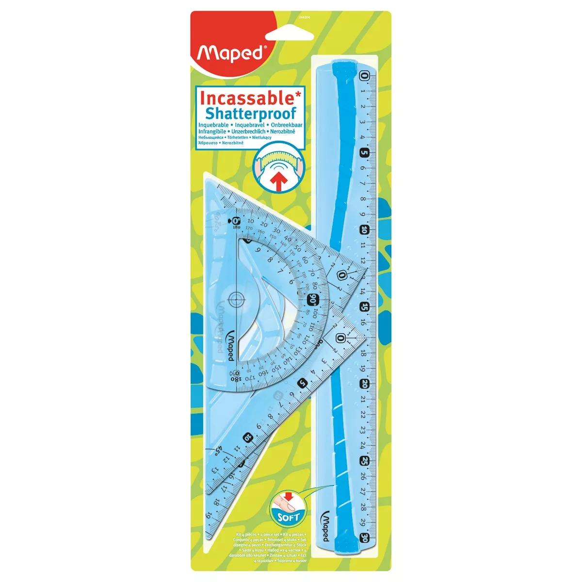Maped - Maxi Kit 4 Piezas Flexibles Transparente En Oferta Maped - Maxi Kit 4 Piezas Flexibles Transparente Barato