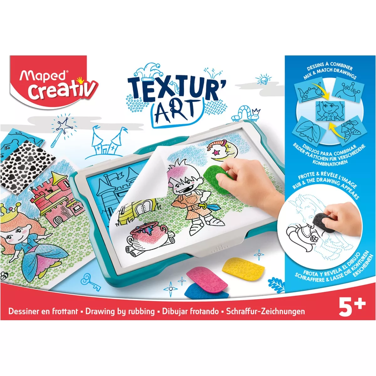 Maped - Mesa De Dibujo Textur Art De Castillos En Oferta Maped - Mesa De Dibujo Textur Art De Castillos Barato