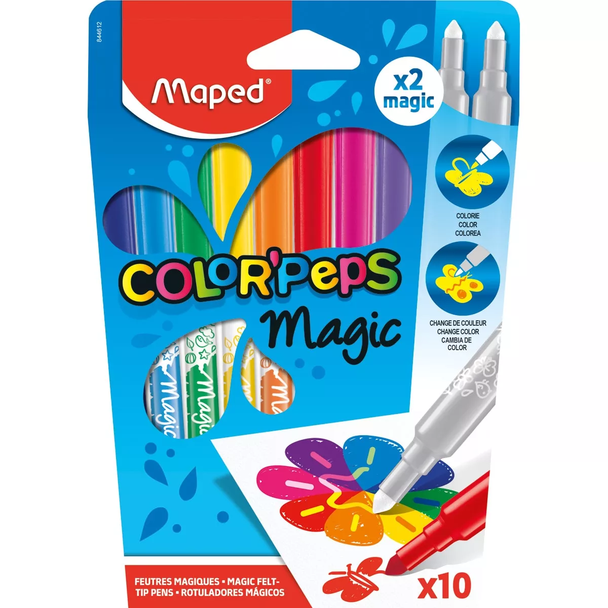 Maped - Pack 10 Rotuladores Color' Peps + 2 Mágicos barato