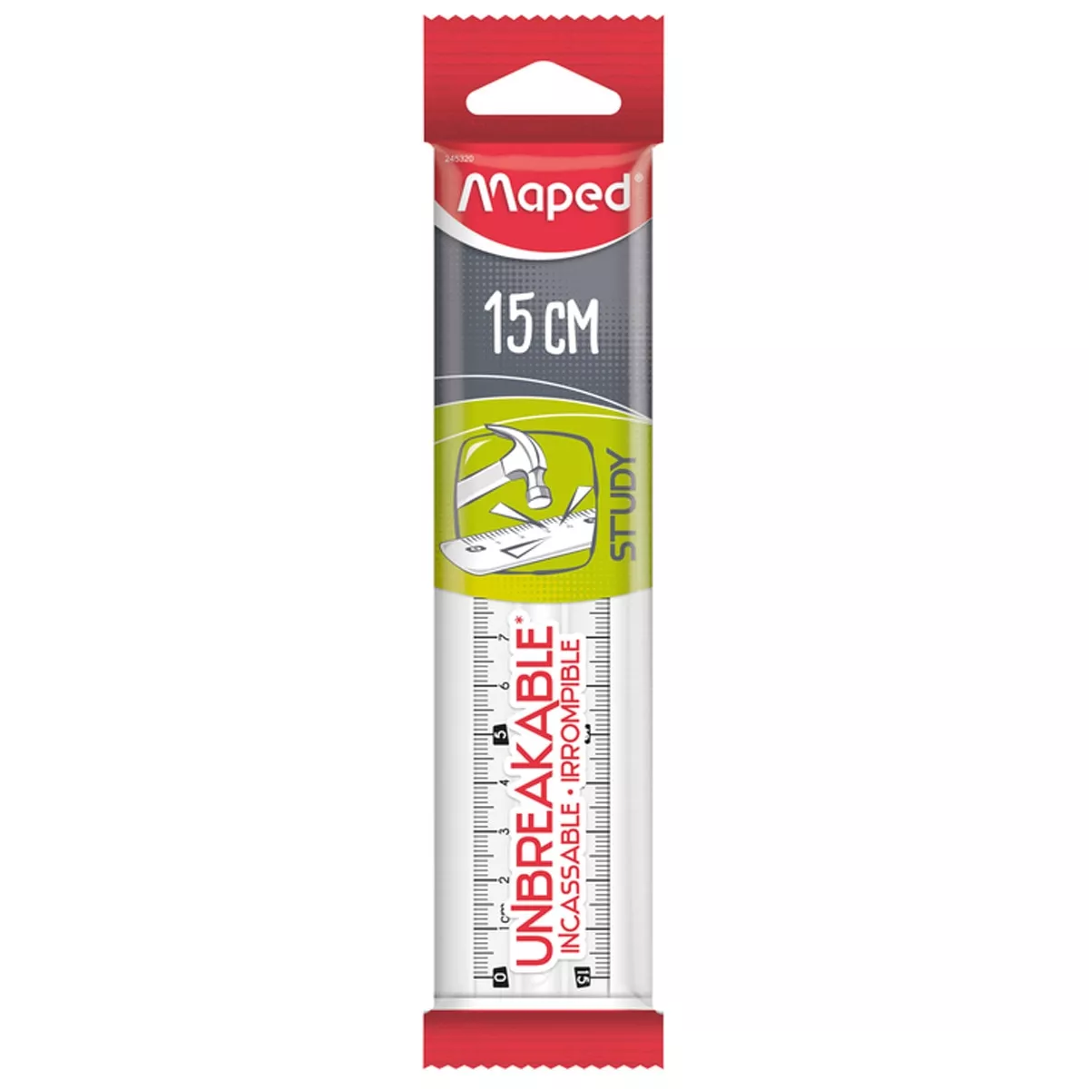 Maped - Regla Flexible Irrompible 15 Cm Study Transparente En Oferta Maped - Regla Flexible Irrompible 15 Cm Study Transparente Barato