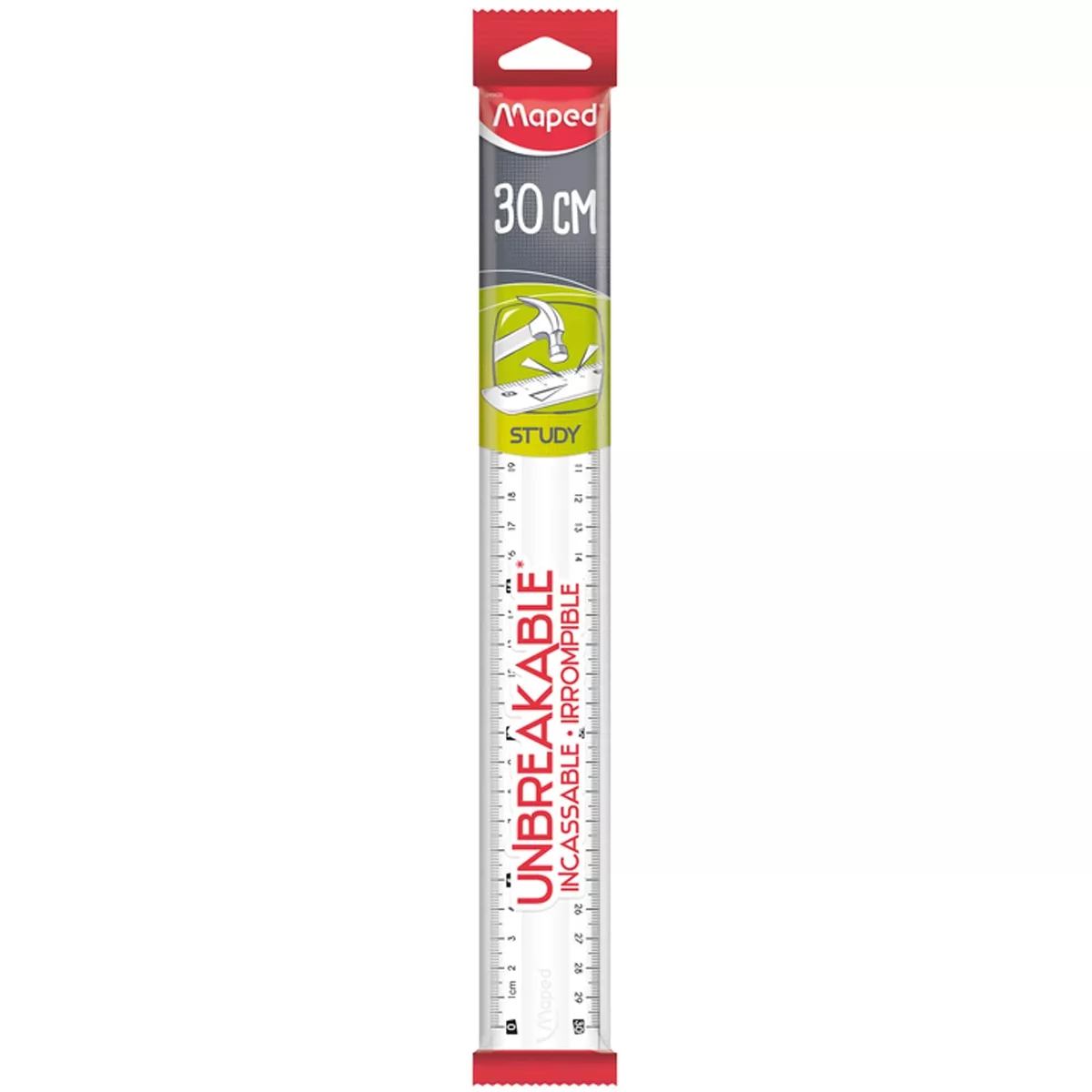 Maped - Regla Flexible Irrompible 30 Cm Study Transparente En Oferta Maped - Regla Flexible Irrompible 30 Cm Study Transparente Barato