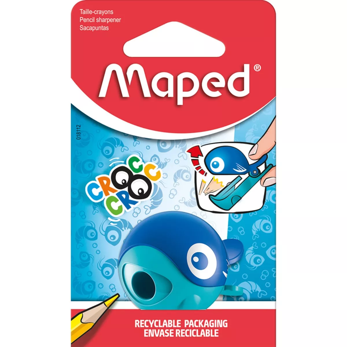 Maped - Sacapuntas CROC CROC De 1 Orificio Con Depósito barato