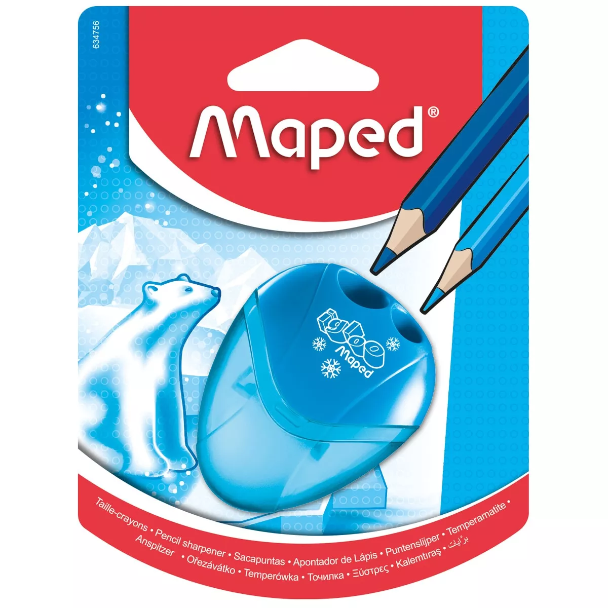 Maped - Sacapuntas Igloo 2 Usos Surtido barato