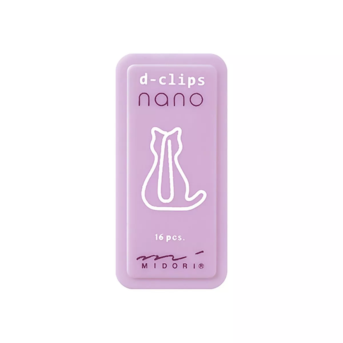 Midori - Clips De Acero Gato Morado En Oferta Midori - Clips De Acero Gato Morado Barato