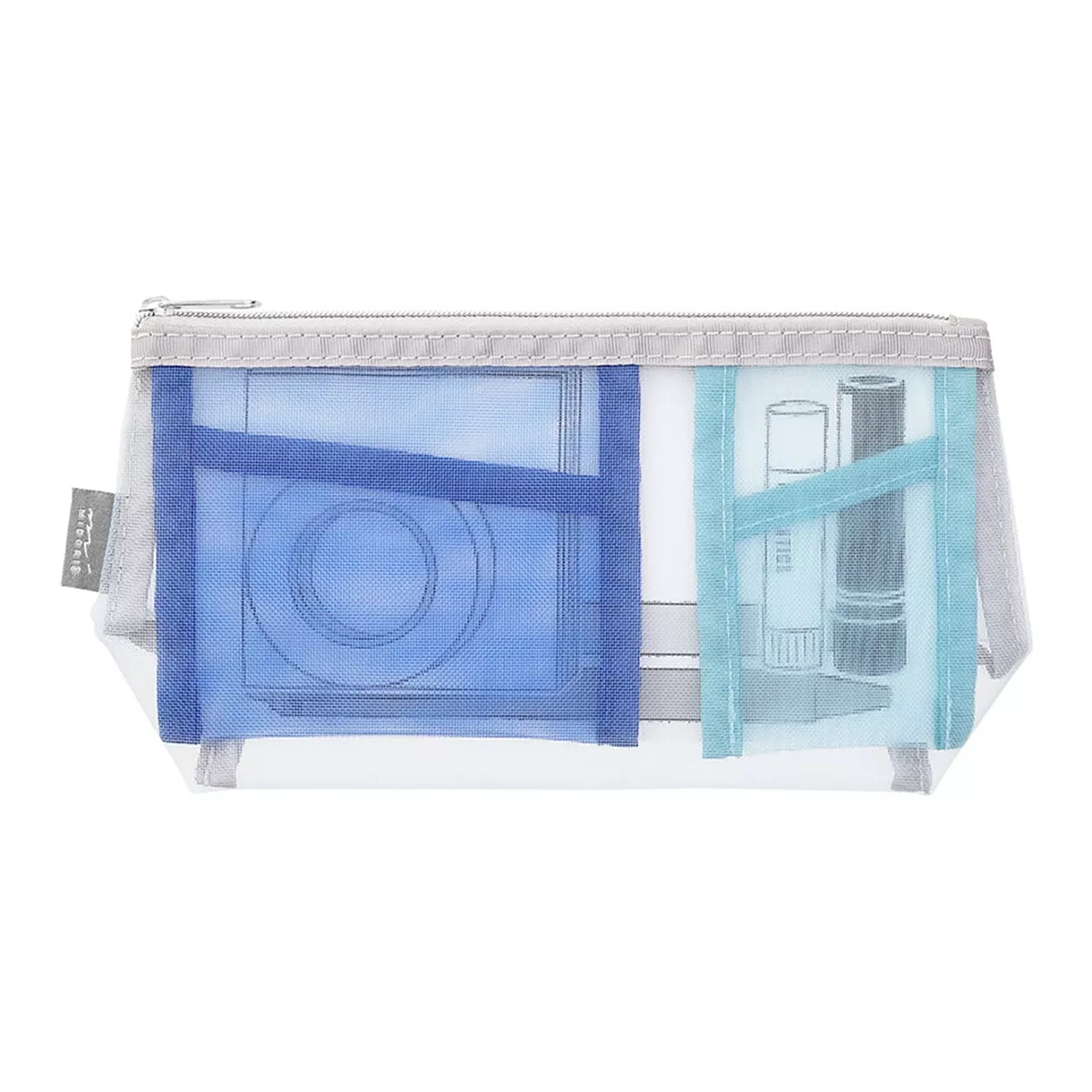 Midori - Estuche De Malla Bolsillos Interiores Azul En Oferta Midori - Estuche De Malla Bolsillos Interiores Azul Barato