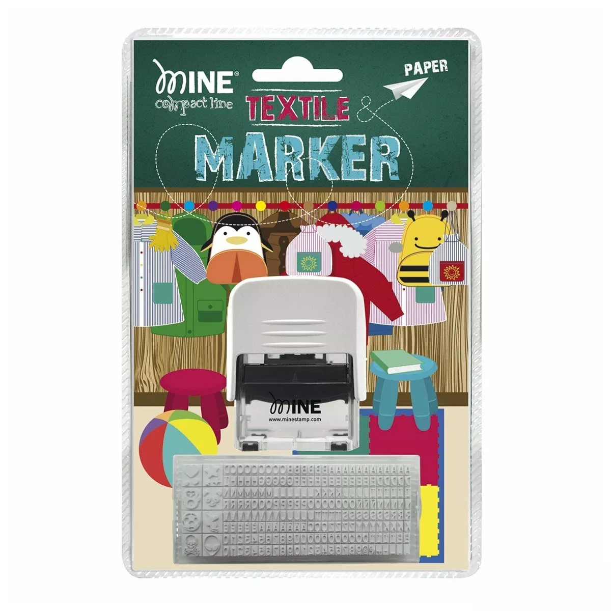 Mine - Marcador De Ropa Y Libros Personalizable Para Adultos Y Niños Compact barato