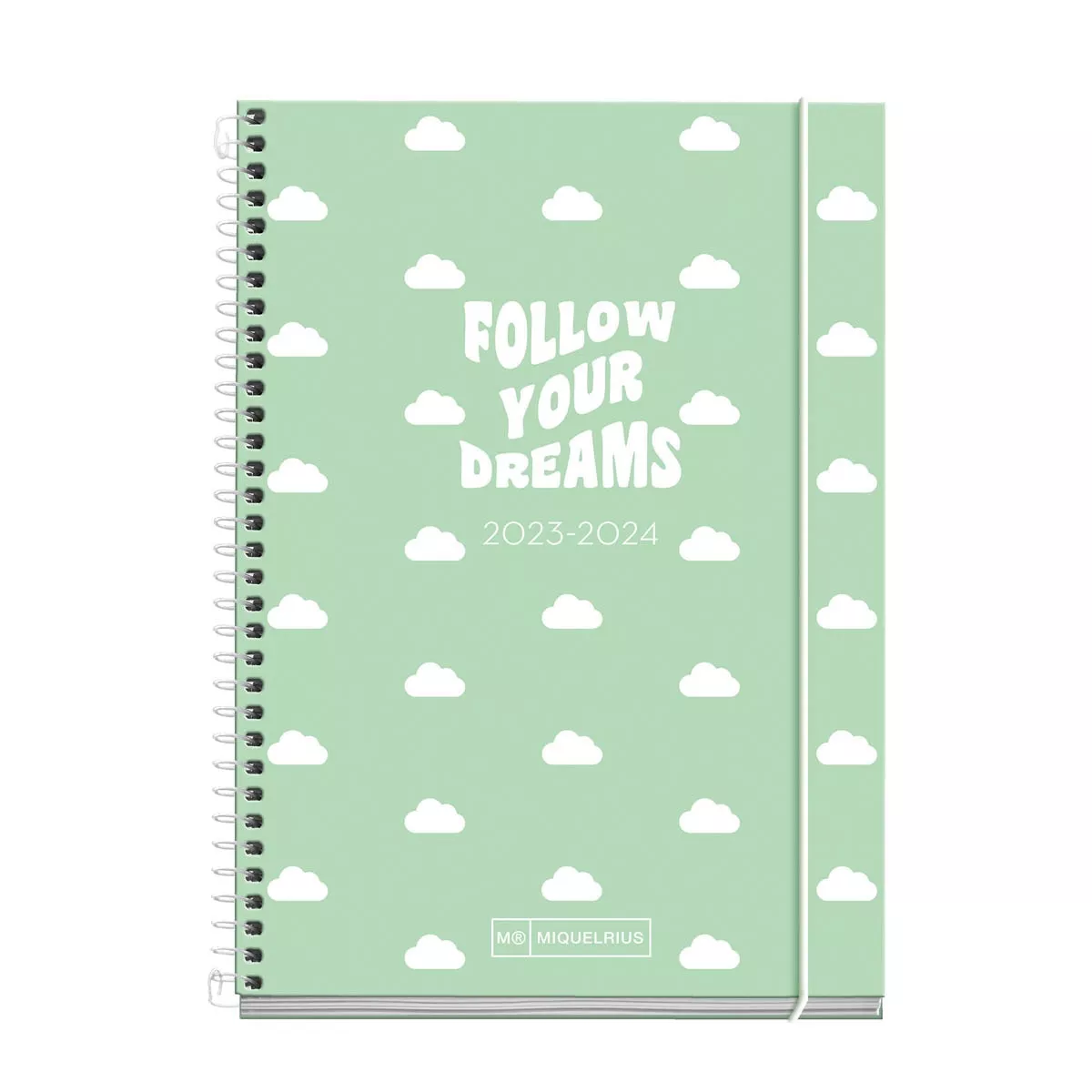 Miquelrius - Agenda Escolar 2023-2024 Activa 11,7 X 17,4 Cm Semana Vista Design Menta Castellano En Oferta Miquelrius - Agenda Escolar 2023-2024 Activa 11
