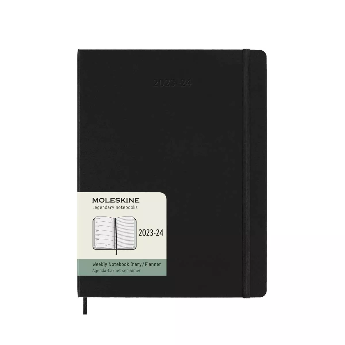 Moleskine - Agenda Extralarge De Julio 2023 A Diciembre 2024 Semana Vista Tapa Dura Negro Inglés barato