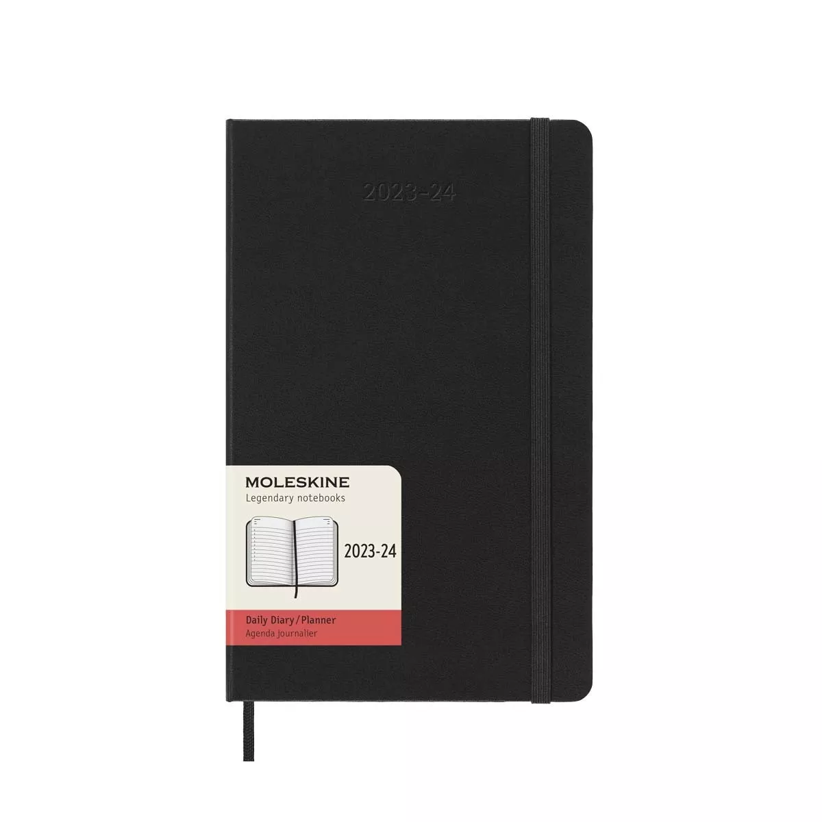 Moleskine - Agenda Large De Julio 2023 A Diciembre 2024 Día Página Tapa Dura Negro Inglés barato