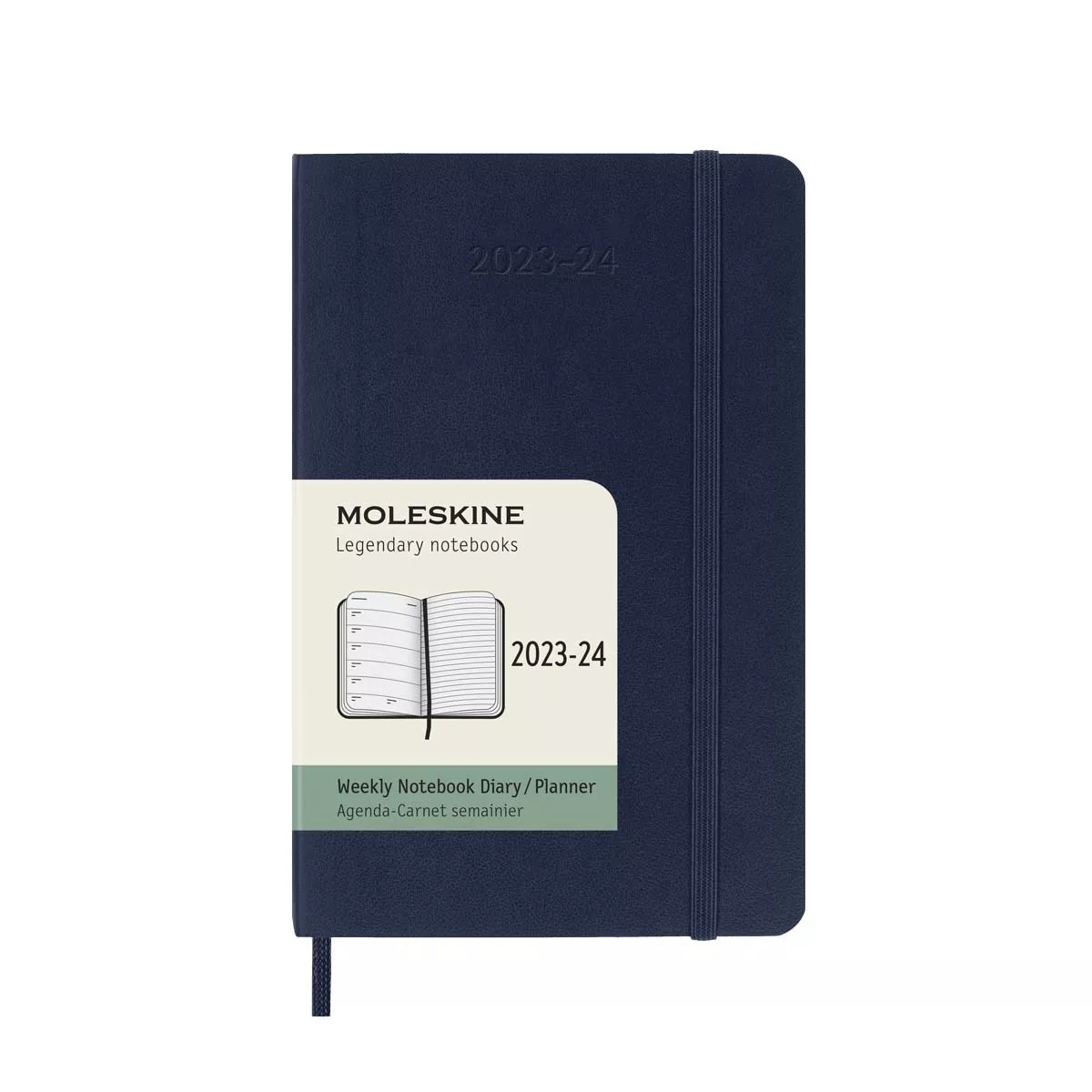 Moleskine - Agenda Pocket De Julio 2023 A Diciembre 2024 Semana Vista Tapa Blanda Azul Zafiro Inglés barato