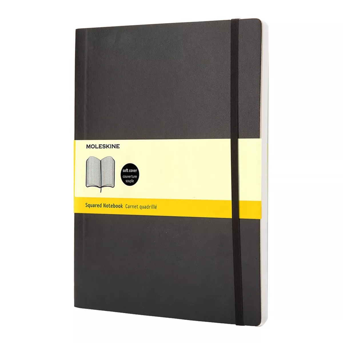 Moleskine - Cuaderno Clásico Extra Large Cuadriculado Negro barato