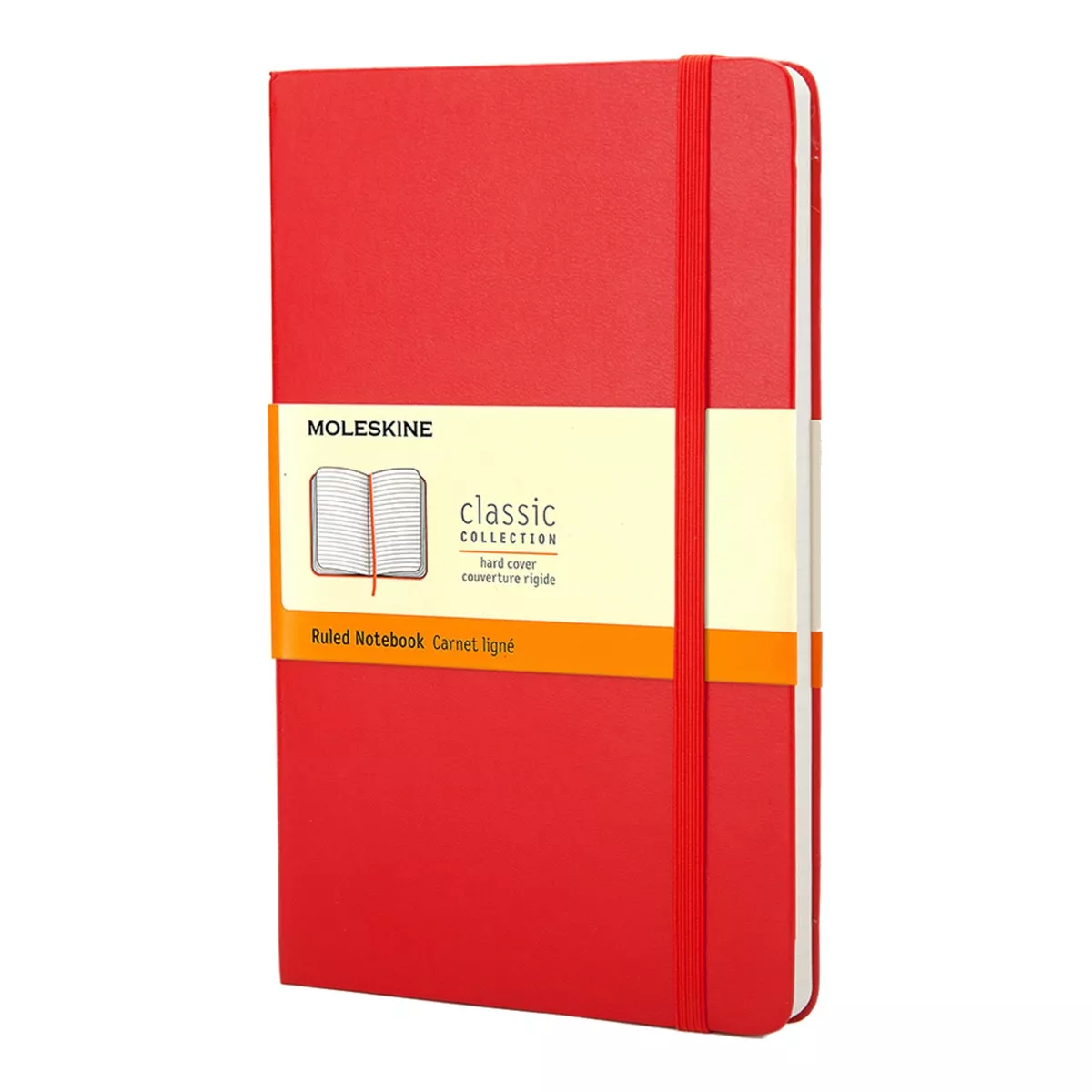 Moleskine - Cuaderno Clásico Pocket Rayado Tapa Dura Rojo barato
