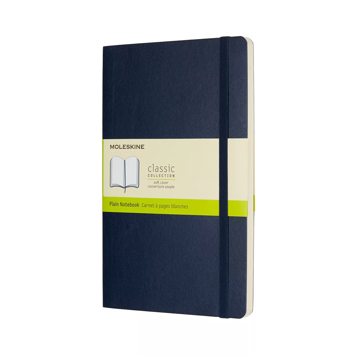 Moleskine - Cuaderno Classic Large Tapa Blanda Hojas Lisas Azul Zafiro barato