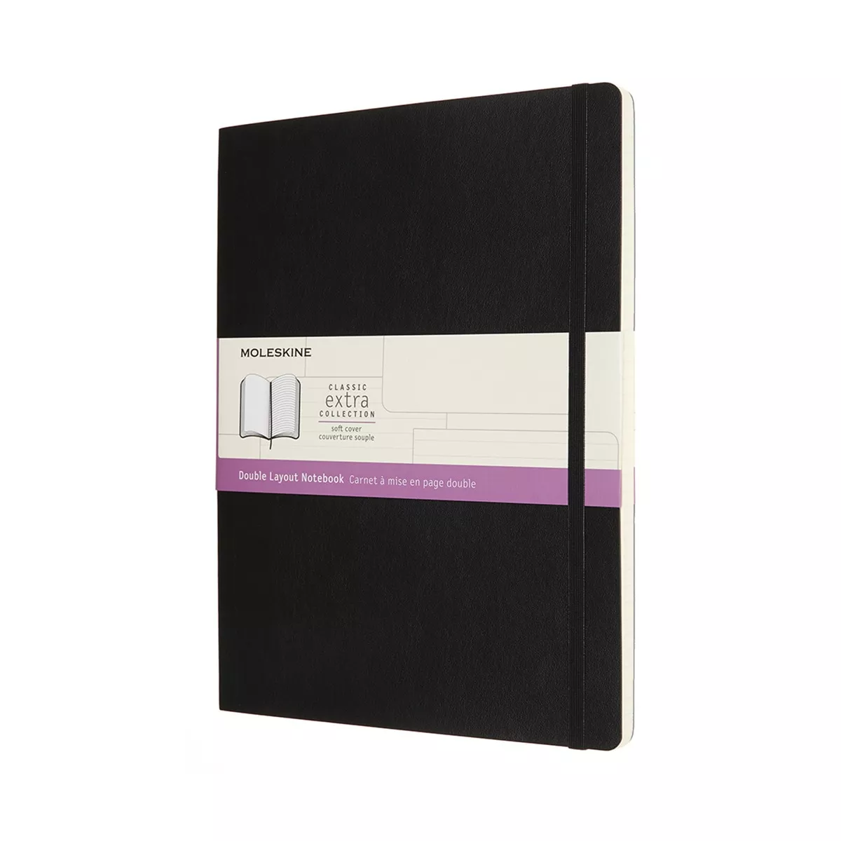 Moleskine - Cuaderno Extralarge Tapa Blanda Formato Doble Hojas Lisas Y Rayadas Negro En Oferta Moleskine - Cuaderno Extralarge Tapa Blanda Formato Doble Hojas Lisas Y Rayadas Negro Barato