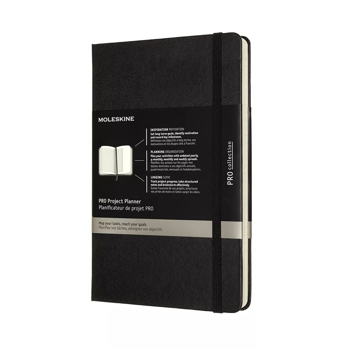 Moleskine - Cuaderno Large Planificador De Proyectos Negro En Oferta Moleskine - Cuaderno Large Planificador De Proyectos Negro Barato