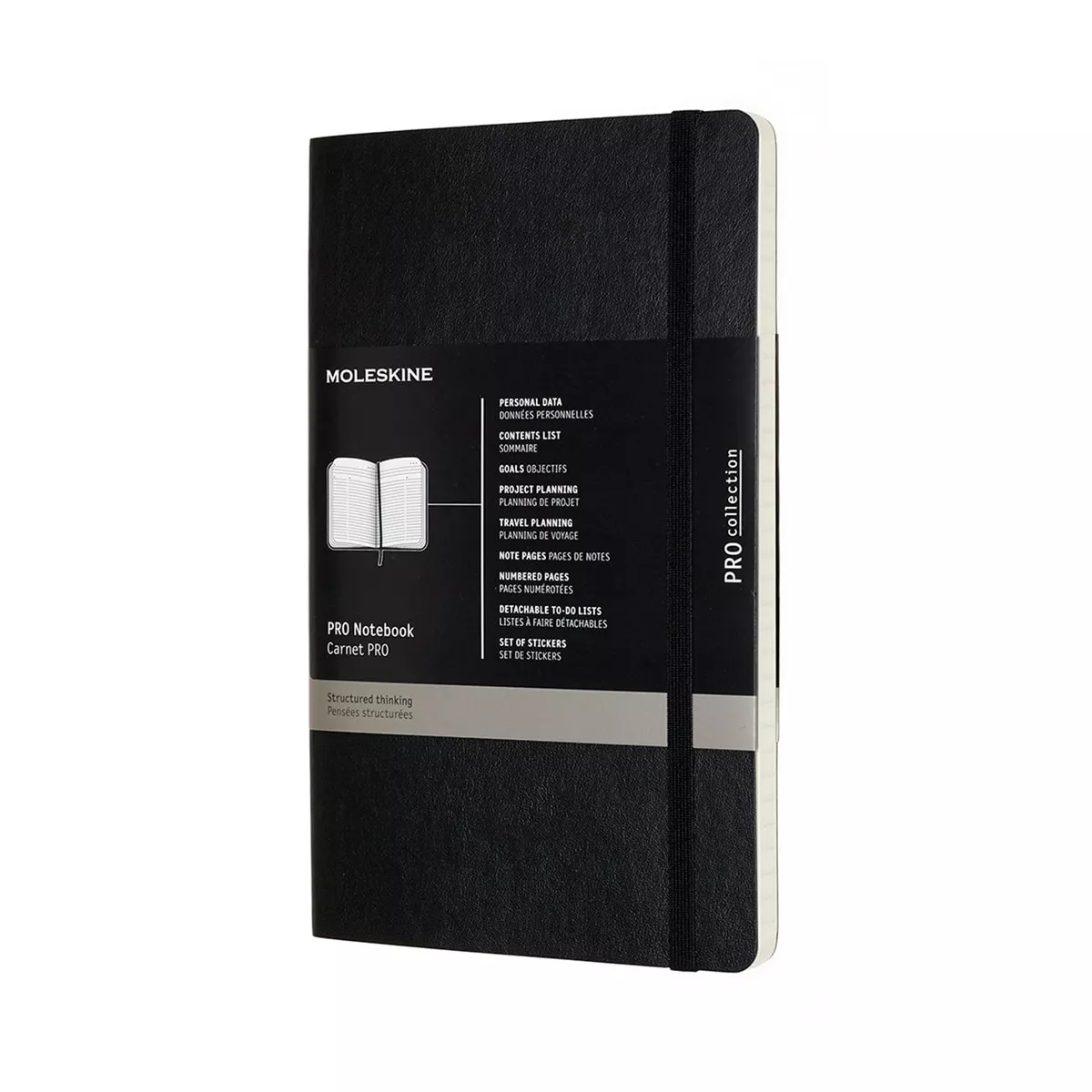 Moleskine - Cuaderno Profesional Large Tapa Blanda Negro En Oferta Moleskine - Cuaderno Profesional Large Tapa Blanda Negro Barato