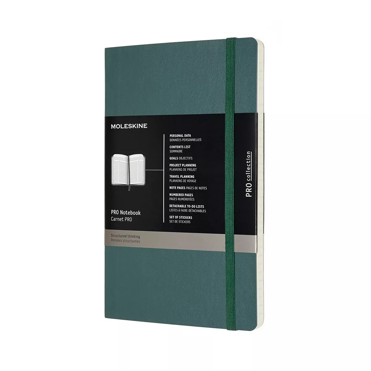 Moleskine - Cuaderno Profesional Large Tapa Blanda Verde En Oferta Moleskine - Cuaderno Profesional Large Tapa Blanda Verde Barato