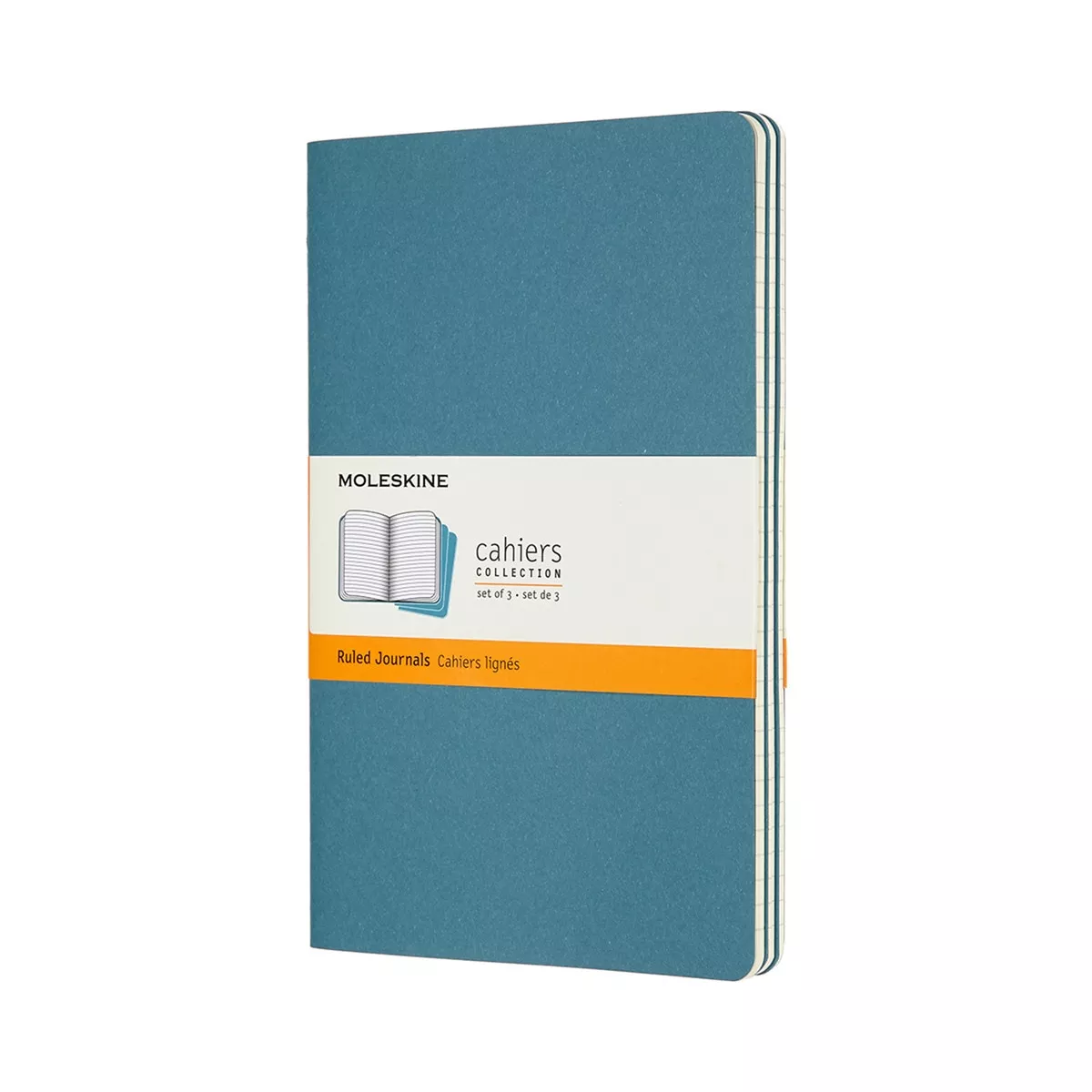 Moleskine - Set 3 Libretas Hojas Rayadas Azul barato