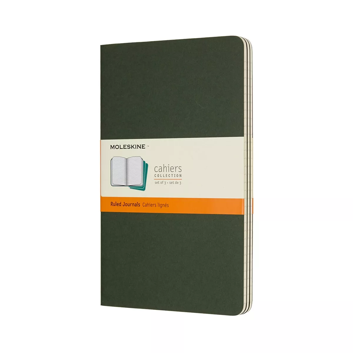 Moleskine - Set 3 Libretas Verdes Large Rayadas En Oferta Moleskine - Set 3 Libretas Verdes Large Rayadas Barato