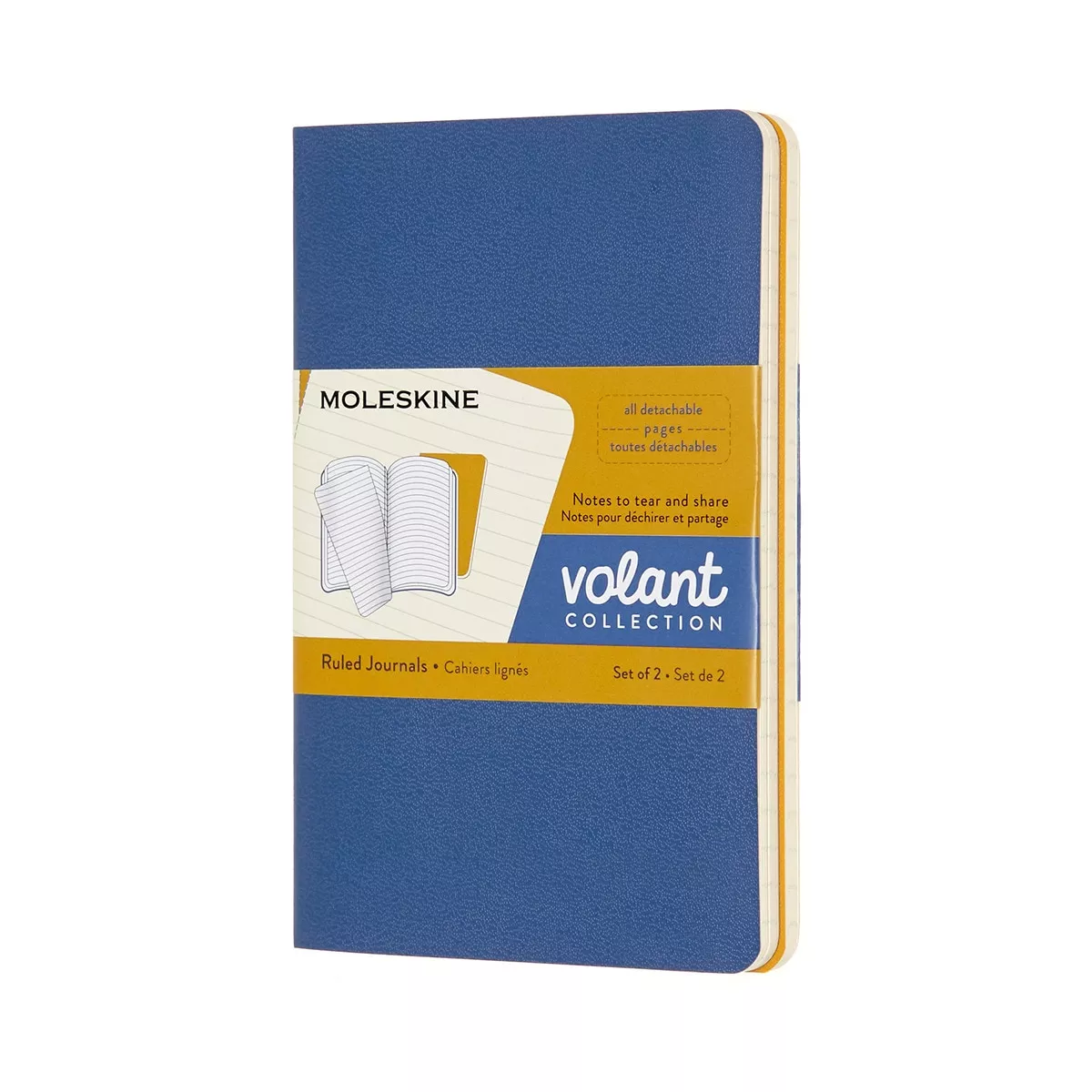 Moleskine - Set De 2 Libretas Volant Pocket Hojas Rayadas Azul Y Naranja En Oferta Moleskine - Set De 2 Libretas Volant Pocket Hojas Rayadas Azul Y Naranja Barato