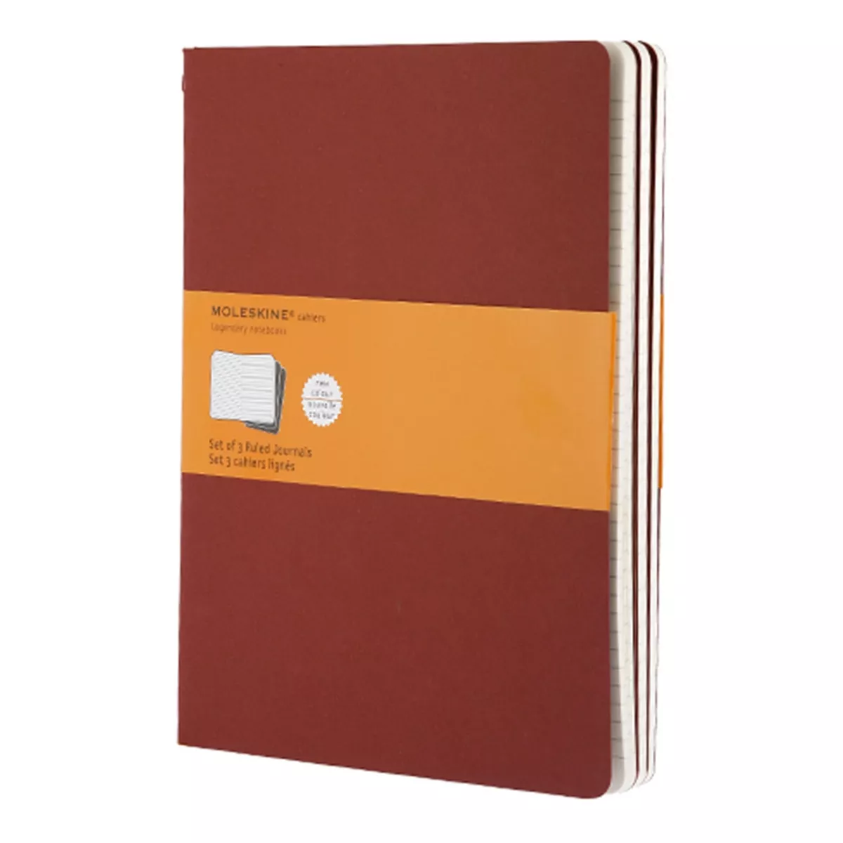 Moleskine - Set De 3 Cuadernos Cahier A Rayas Xl Rojo En Oferta Moleskine - Set De 3 Cuadernos Cahier A Rayas Xl Rojo Barato
