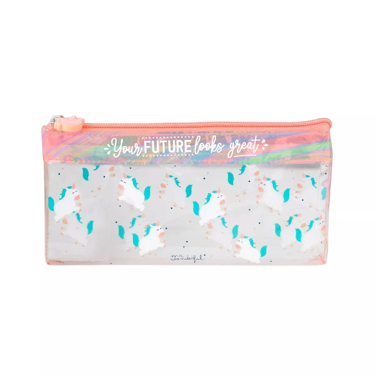 Mr. Wonderful - Estuche Unicornio Con Mensaje Y Diseño : Your Future Looks Great En Oferta Mr. Wonderful - Estuche Unicornio Con Mensaje Y Diseño : Your Future Looks Great Barato
