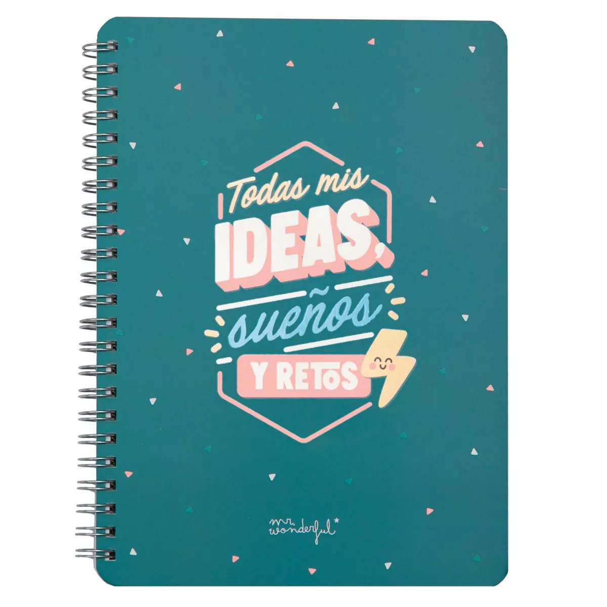Mr. Wonderful - Libreta Pequeña Con Diseño Y Mensaje : Todas Mis Ideas, Sueños Y Retos En Oferta Mr. Wonderful - Libreta Pequeña Con Diseño Y Mensaje : Todas Mis Ideas