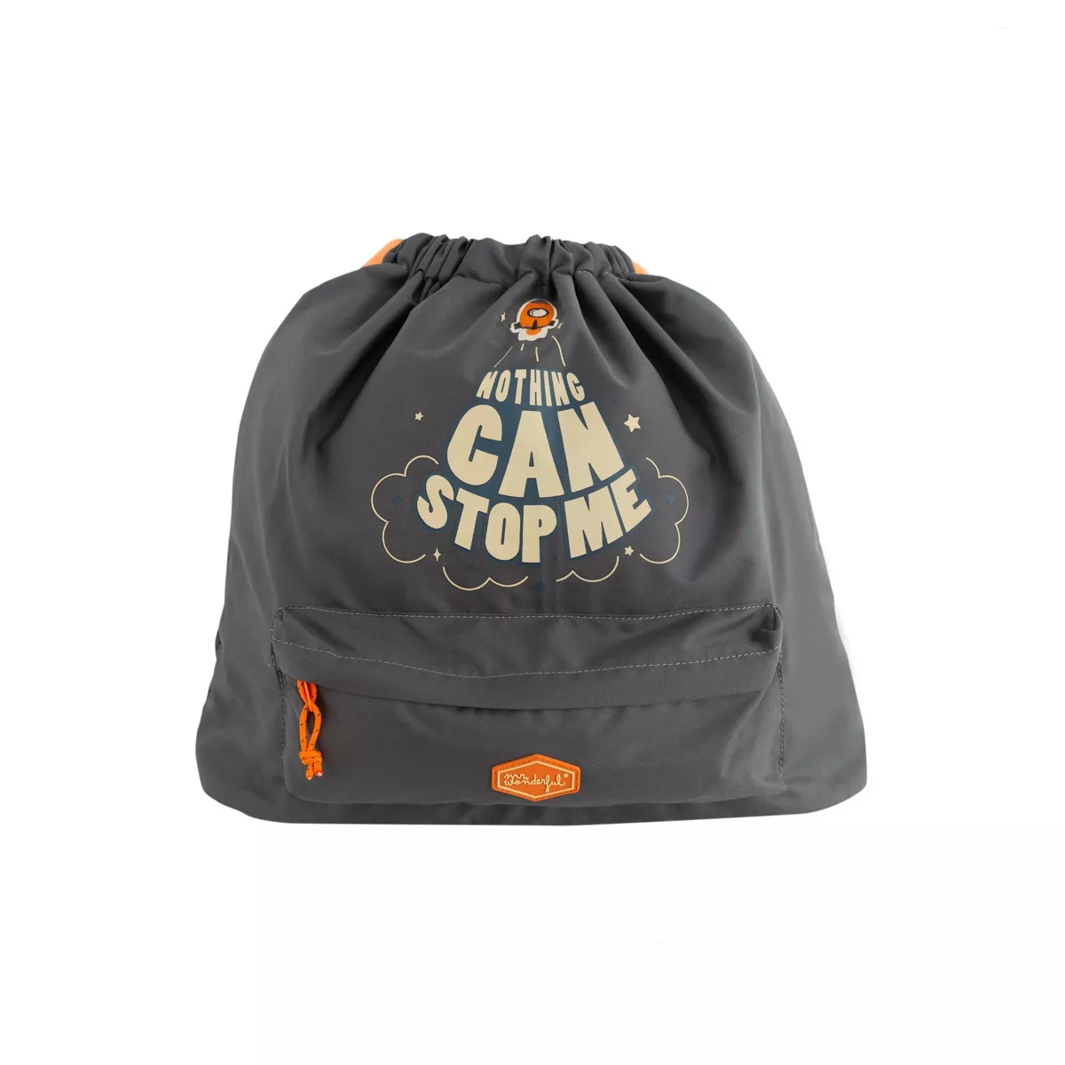 Mr. Wonderful - Mochila Saco Con Mensaje Y Diseño : Nothing Can Stop Me barato